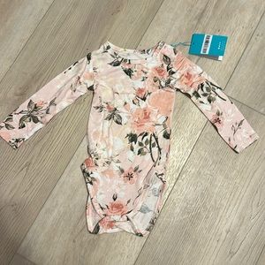 NWT posh peanut vintage rose long sleeve bodysuit